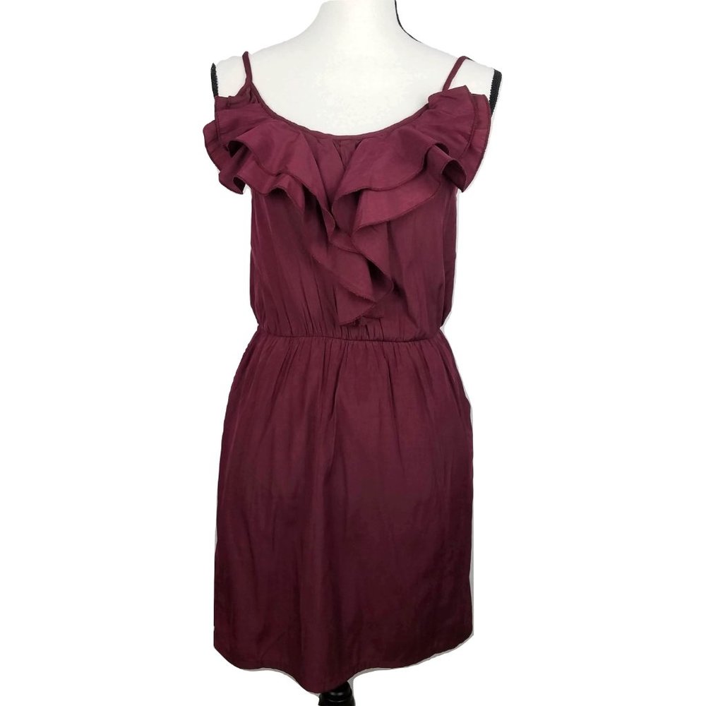Collegiate Outfitters Small Red Ruffled Dress